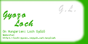 gyozo loch business card