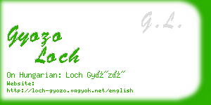 gyozo loch business card